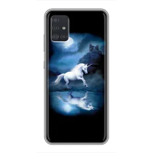 Чехол для Самсунг А51 - (Единорожки - Новинки) (AlphaPrint) (Единорог)
