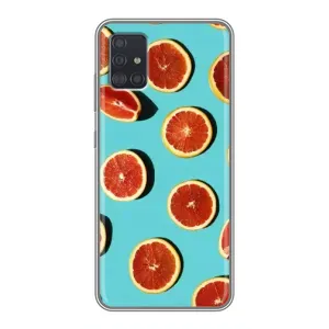 Чехлы с Фруктами для Samsung Galaxy A51 (A515) (VPrint) (Грейпфрут)
