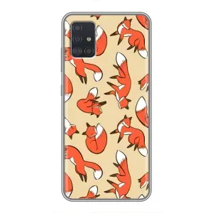 Чехлы с картинкой Лисички для Samsung Galaxy A51 (A515) (VPrint) (Лисички)