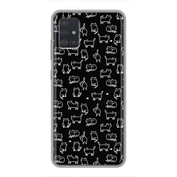 Чехол с принтом «Меленькие котики» для Samsung Galaxy A51 (A515)