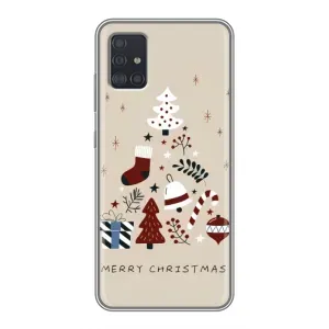 Рождественские, Праздничные Чехлы для Самсунг А51 (Merry Christmas)
