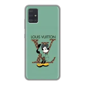 Чохли Луі Вітон для Samsung Galaxy A51 (A515) (AlphaPrint - LOUIS VUITTON) (Міккі Маус LV)