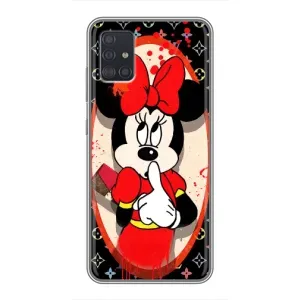 Чехол Disney Mouse Samsung Galaxy A51 (A515) (PREMIUMPrint) (Минни Маус ЛВ)