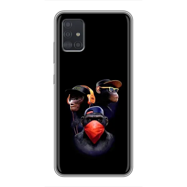 Чехол с принтом «Три обезьяны» для Samsung Galaxy A51 (A515) Чехол с принтом «Три обезьяны» для Samsung Galaxy A51 (A515)