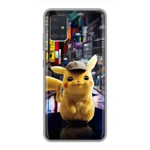 Чехлы с крутыми принтами для Samsung Galaxy A51 (A515) - (PREMIUMPrint) (Пикачу)