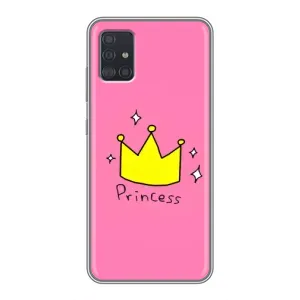 Чехол с картинкой (Стильные) для Самсунг А51 - (AlphaPrint) (Princess)