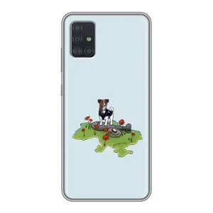 Чехлы с картинкой собаки Патрон для Samsung Galaxy A51 (A515) (AlphaPrint) (Сапер Пес)