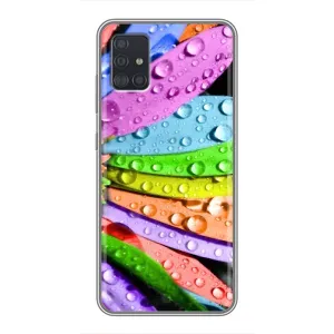 Чехлы (ART) Цветы на Samsung Galaxy A51 (A515) (VPrint) (Семицветик)