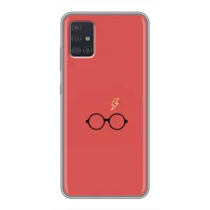 Чехлы с Гарри Поттером для Samsung Galaxy A51 (A515) (AlphaPrint) (шрам и очки)