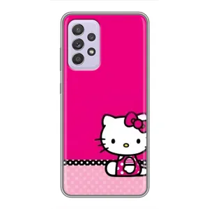 Чехол для Ребёнка на Самсунг А52 (5G) (VPrint) (Girl KITTY)
