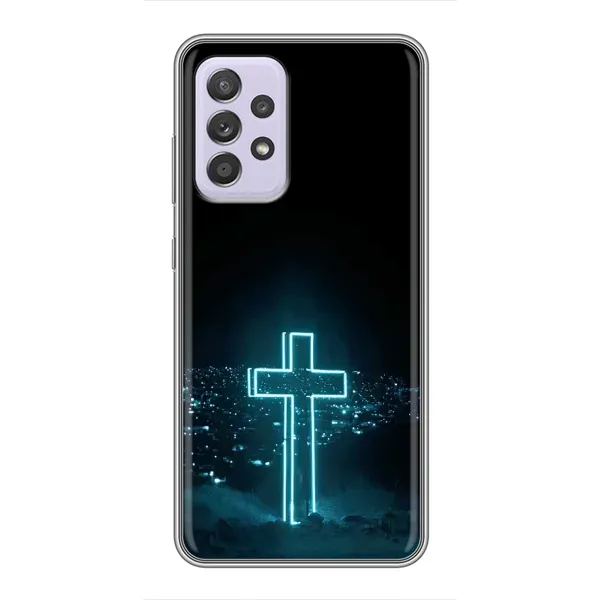 Чехол с принтом «Крест и город» для Samsung Galaxy A52 5G (A526) Чехол с принтом «Крест и город» для Samsung Galaxy A52 5G (A526)