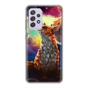 Чехлы с картинкой Лисички для Samsung Galaxy A52 5G (A526) (VPrint) (Лисица в космосе)