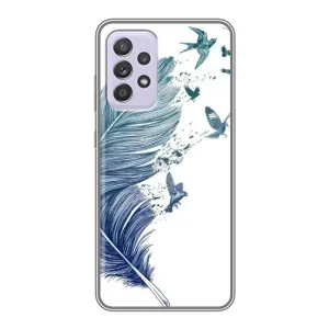 Чохол з картинкою (Стильні) Самсунг Ґелексі Ей 52 5Ґ (Ей 526) - (AlphaPrint) (Перо)