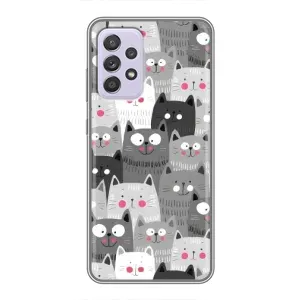 Чехлы с Котиками для Samsung Galaxy A52 5G (A526) (VPrint) (Рисованные котики)