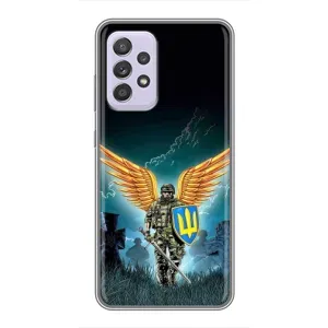 Чехлы с картинкой ЗСУ для Samsung Galaxy A52 5G (A526) (AlphaPrint) (Солдат ЗСУ)