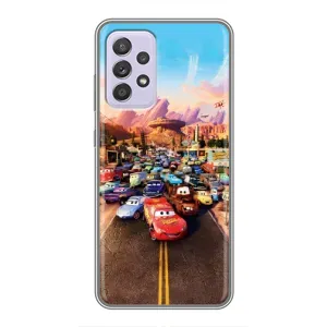 Силиконовый чехол Маквин для Samsung Galaxy A52 5G (A526) (Тачки на трассе)