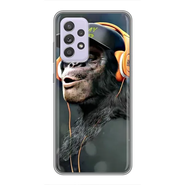 Чехол с принтом «В наушниках» для Samsung Galaxy A52 5G (A526)