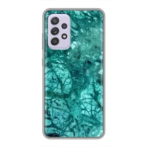 Мраморный чехол на Samsung Galaxy A52 5G (A526) (VPrint) (Зеленый мрамор)