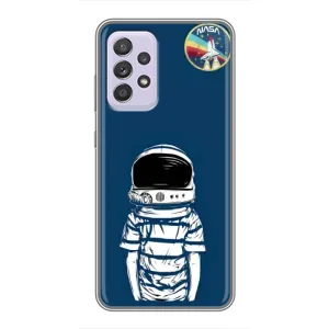 Чохол NASA для Samsung Galaxy A52 (AlphaPrint) (Хлопчик в шоломі)