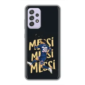 Чехлы для Samsung Galaxy A52 (Leo чемпион) (AlphaPrint) (Messi ПСЖ)