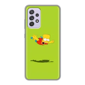 Чехол с Симпсонами для Samsung Galaxy A52s 5G (A528) (VPrint) (Барт Симпсон)