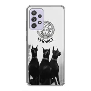 Чехлы VERSACE для Самсунг А52с (PREMIUMPrint) (Доберман Версаче)