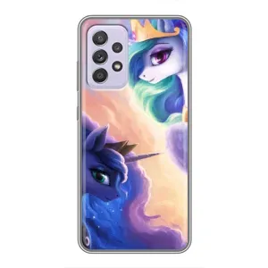 Чехол для Самсунг А52с - (Единорожки - Новинки) (AlphaPrint) (Единорожки)
