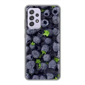 Чехлы с Фруктами для Samsung Galaxy A52s 5G (A528) (VPrint) (Ежевика)