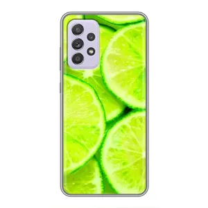 Чехлы с Фруктами для Samsung Galaxy A52s 5G (A528) (VPrint) (Лайм)
