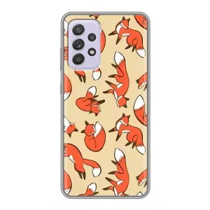 Чехлы с картинкой Лисички для Samsung Galaxy A52s 5G (A528) (VPrint) (Лисички)
