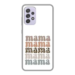 Чехлы для мамы на Samsung Galaxy A52s 5G (A528) (Текстовый коллаж мама)
