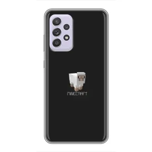 Чехол Майнкрафт на Samsung Galaxy A52s 5G (A528) (AlphaPrint) Minecraft (Овечка Майнкрафт)