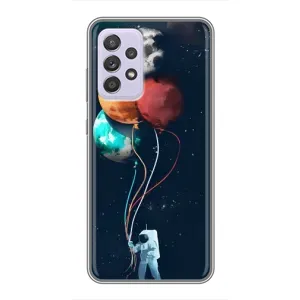 Космические Чехлы для Самсунг А52с (VPrint) (Планеты шарики)