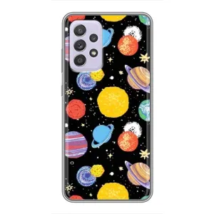 Космические Чехлы для Самсунг А52с (VPrint) (Рисованные планеты)