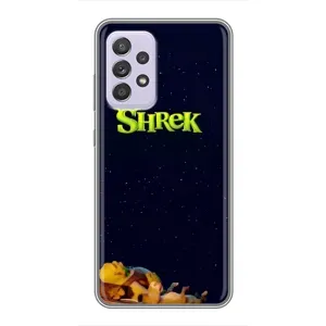 Чехол с мультфильмом Шрек на Samsung Galaxy A52s 5G (A528) (Отдыхающий Шрек)