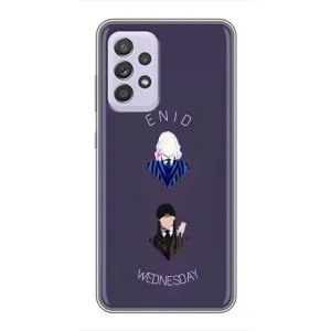 Чехлы Венсдей на Samsung Galaxy A52s 5G (A528) Уэнсдей (AlphaPrint) (Уэнздей и подруга)