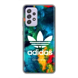 Чохли Адидас для Samsung Galaxy A52s 5G (A528) (AlphaPrint) (Яскравий Адідас)