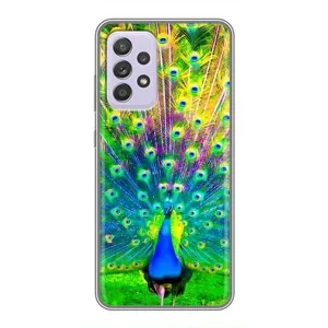 Чехол с птицами на Samsung Galaxy A52s 5G (A528) (VPrint) (Яркий Павлин)