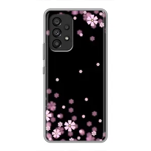 Чохол для Самсунг Галаксі A53 (5G) - з принтом (Дизайнерські) (AlphaPrint) (Квіти маленькі)