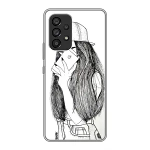 Чохол з друком для Samsung Galaxy A53 (5G) - (Мода) (AlphaPrint) (Фото дівчини)