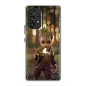 Чохол МАРВЕЛ для Самсунг Галаксі A53 (5G) (AlphaPrint) (I am Groot)