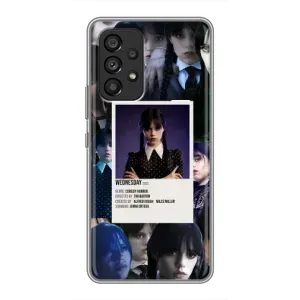 Чехлы Венсдей на Samsung Galaxy A53 (5G) Уэнсдей (AlphaPrint) (коллаж Уэнздей)