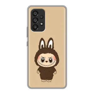 Чехол с Лабубу на Samsung Galaxy A53 (5G) (Bored Ape в красном)