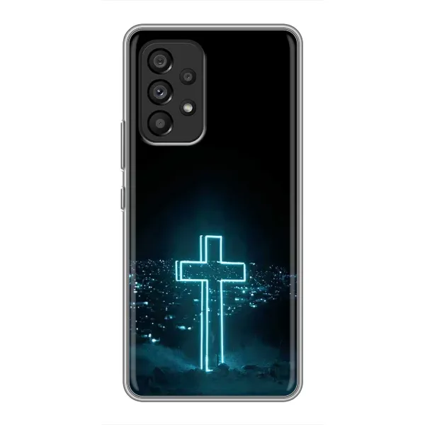 Чехол с принтом «Крест и город» для Samsung Galaxy A53 (5G) Чехол с принтом «Крест и город» для Samsung Galaxy A53 (5G)