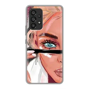 Чохол з друком для Samsung Galaxy A53 (5G) - (Мода) (AlphaPrint) (Макіяж)