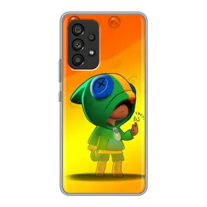 Чехол для Samsung Galaxy A53 (5G) Бравл Старс (VPrint) (Хлопчик Леон)