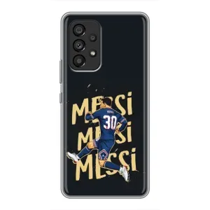 Чохли для Samsung Galaxy A53 (5G) (Leo чемпіон) (AlphaPrint) (Messi ПСЖ)