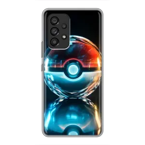 Чехол с Пикачу на Samsung Galaxy A53 (5G) (Мяч Пикачу)