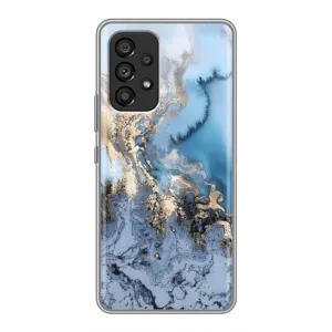 Мраморный чехол на Samsung Galaxy A53 (5G) (VPrint) (Нежный мрамор)