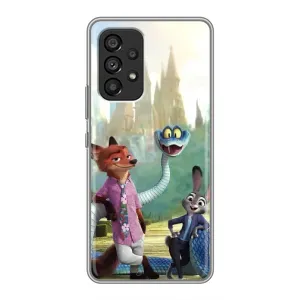 Чехол Зоотрополіс на Samsung Galaxy A53 (5G) (Герои мультфильма Зверополис)